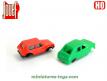 Un lot de 2 voitures miniatures avec une Jouef et une Golf Kinder au H0 HO 1/87e