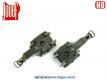 Deux bogies avec roues pour la voiture banlieue Budd miniature de Jouef au HO
