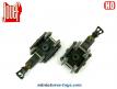 Deux bogies avec roues pour la voiture banlieue Budd miniature de Jouef au HO