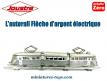 Un autorail Flèche d'argent électrique en miniature par Joustra a l'échelle 0