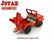 La Jeep miniature jouets en tôle par Joyax incomplète au 1/24e