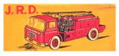 Le Berliet GAK 17 FPT pompiers en miniature de JRD incomplet au 1/50e