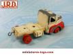 Le tracteur Unic Izoard en miniature de JRD France incomplet au 1/55e