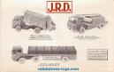 5 pneus 18/7 blancs et striés pour camions miniatures JRD du type Unic Hafa etc