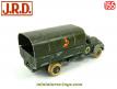 Le camion militaire Citroën P55 bâché en miniature par JRD au 1/55e