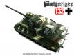 Le char allemand PzKw VI B Kingtiger en miniature jouet au 1/32e