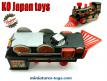 La locomotive a vapeur Pioneer Express 1815 en jouet Japan Toys vintage