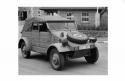 Le châssis de la kubelwagen miniature de Britains au 1/32e 