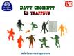 Les figurines de Davy Crockett le trappeur par La roche aux fées au 1/30e