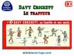 Les figurines de Davy Crockett le trappeur par La roche aux fées au 1/30e