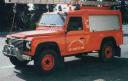 La Land Rover Defender pompiers Chamrousse en miniature Solido au 1/43e