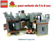 Le château fort moyenâgeux a construire de Lego Duplo pour enfant de 3 à 6 ans