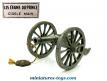 Un canon Gribeauval de 8 type Napoléon 1815 miniature par Les Étains du Prince
