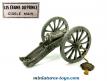 Un canon Gribeauval de 8 type Napoléon 1815 miniature par Les Étains du Prince