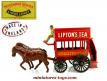 La calèche omnibus type 1889 a impériale en miniature par Lesney au 1/87e