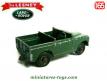 La Land Rover 109 militaire en miniature de Lesney au 1/65e incomplète