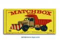 Le camion chasse neige Scammell en miniature de Lesney Matchbox au 1/90e