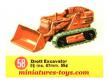 L'excavatrice Drott miniature de Lesney Matchbox au 1/87e incomplète