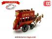 Le bus anglais tracté par deux chevaux en miniature Matchbox Lesney au 1/100e