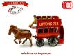 Le bus anglais tracté par deux chevaux en miniature Matchbox Lesney au 1/100e