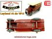 Le camion Leyland 4t de 1914 miniature Lesney Matchbox au 1/100e