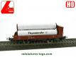 Le wagon plat porte tubes Thyssenrohr en miniature Lima au H0 HO