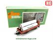 Le wagon plat porte tubes Thyssenrohr en miniature Lima au H0 HO