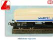 Le wagon citerne blanc Marcel Millet en miniature de Lima au H0 HO