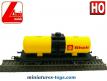 Le wagon à bogies citerne Shell en miniature par Lima au H0