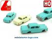 Les trois Mercedes 220 miniatures par Lima au 1/87e H0 HO