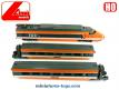 La rame trois éléments du TGV Sud Est miniature par Lima au H0 incomplet