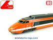 La rame trois éléments du TGV Sud Est miniature par Lima au H0 incomplet