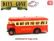 Le bus AEC Regal single London transport miniature de Lledo Days Gone au 1/90e