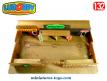 Le fort de cow boys pliable miniature en bois par Ludorev