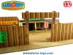 Le fort de cow boys pliable miniature en bois par Ludorev