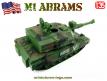 Le char américain M1 Abrams en miniature jouet par Dick Toys au 1/35e