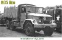 Le camion GMC M35 bâché en miniature militaire Eko au 1/88e H0 HO