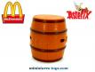 Obelix le gaulois Relax dans son tonneau en figurine Asterix Mac Donald's 2012