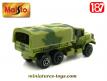 Le camion militaire M823 A1 Cargo truck en miniature par Maisto au 1/87e HO