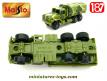 Le camion militaire M823 A1 Cargo truck en miniature par Maisto au 1/87e HO
