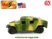 Le VLTT Hummer H 1 Humwee en miniature militaire de Maisto au 1/50e