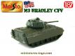 Le M3 Bradley CFV en miniature militaire par Maisto au 1/87e