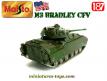 Le M3 Bradley CFV en miniature militaire par Maisto au 1/87e