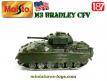 Le M3 Bradley CFV en miniature militaire par Maisto au 1/87e