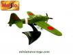 Le chasseur zéro Mitsubishi A6M2 en avion miniature par Maisto au 1/100e