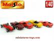 Les cinq Ferrari en miniatures par Maisto Shell au 1/40e