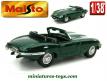 La Jaguar type E cabriolet en miniature Maisto Shell au 1/38e incomplète