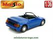 La Lotus Elan M100 cabriolet bleue en miniature Maisto Shell au 1/36e