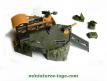Un ensemble base militaire produit par Majorette sans boite