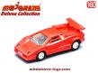 La Lamborghini Countach rouge en miniature par Majorette Deluxe au 1/60e